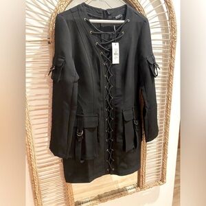 NWT Black short dress size S small party dress New with tags​​​​​​​